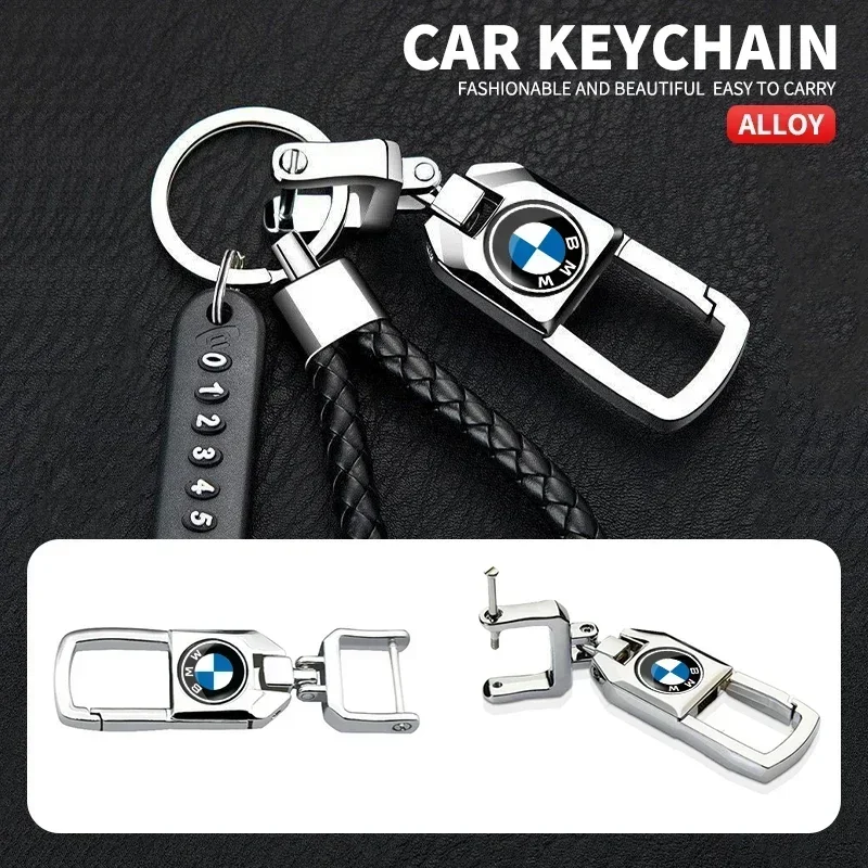 Metal Car Keychain Pendant Key Chain Car Keyring For BMW E87 F20 F21 E36 E46 E90 E91 E92 E93 X1 X3 X4 X5 X6 M2 M3 M6 F30 F31 F34