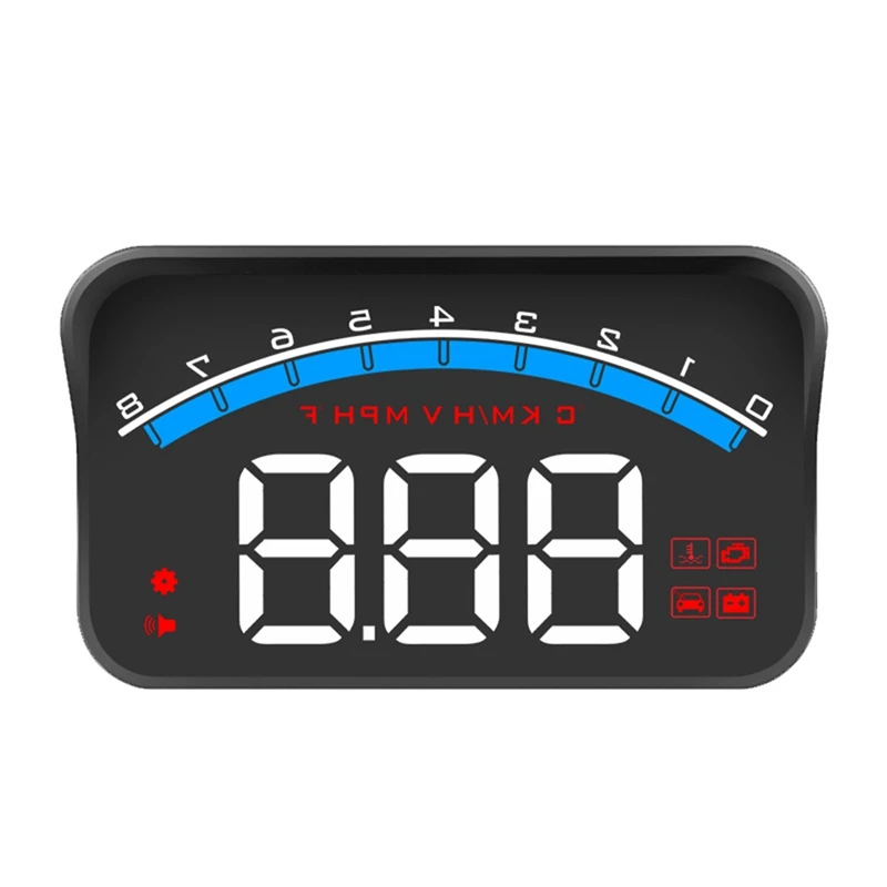 M6S HUD Head Up Display OBD2 Projector For Car Glass Auto Digital Speedometer Water Temperature Electronic Accessories