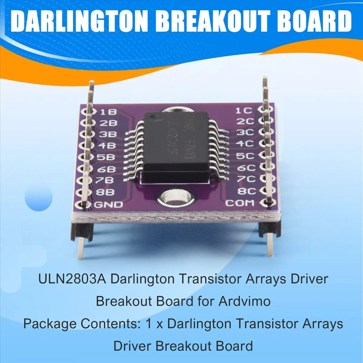 A003 ULN2803A Transistor Arrays Driver Breakout Board for