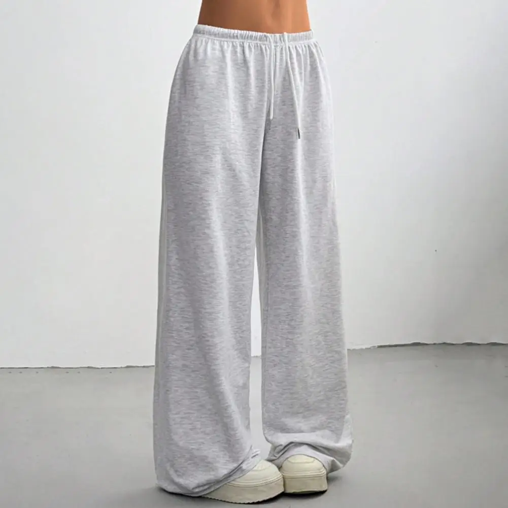 Straight Leg Sweatpants Women’s High Waisted Sweatpants Wide Leg Sport Pants with Elastic Waistband Soft Breathable Jogging