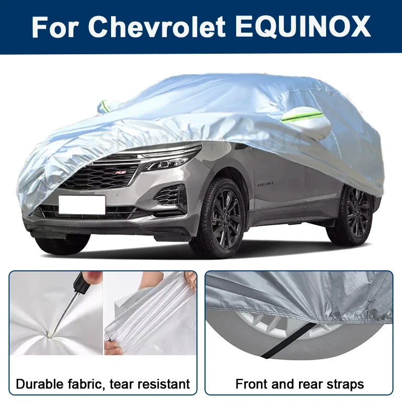 

Outdoor Full Car Cover For Chevrolet EQUINOX with Reflective Strips Waterproof Snowproof Dustproof UV Protection Auto Parts