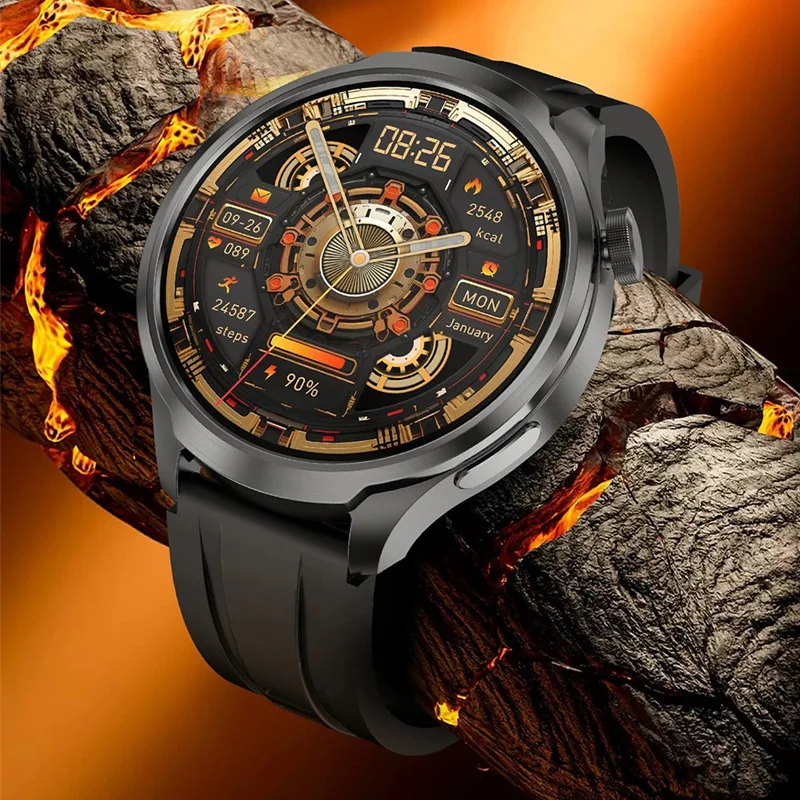 

1.85 inch AMOLED HD Screen Smart Watch Men Outdoor Sport GPS Compass Altimeter Waterproof BT Call smartwatch 2026 New