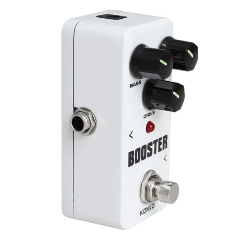 KOKKO FBS2 2-Band EQ Boost Guitar Pedal – Mini Booster with High/Low Frequency Controls, True Bypass for Electric Guitar/Bass