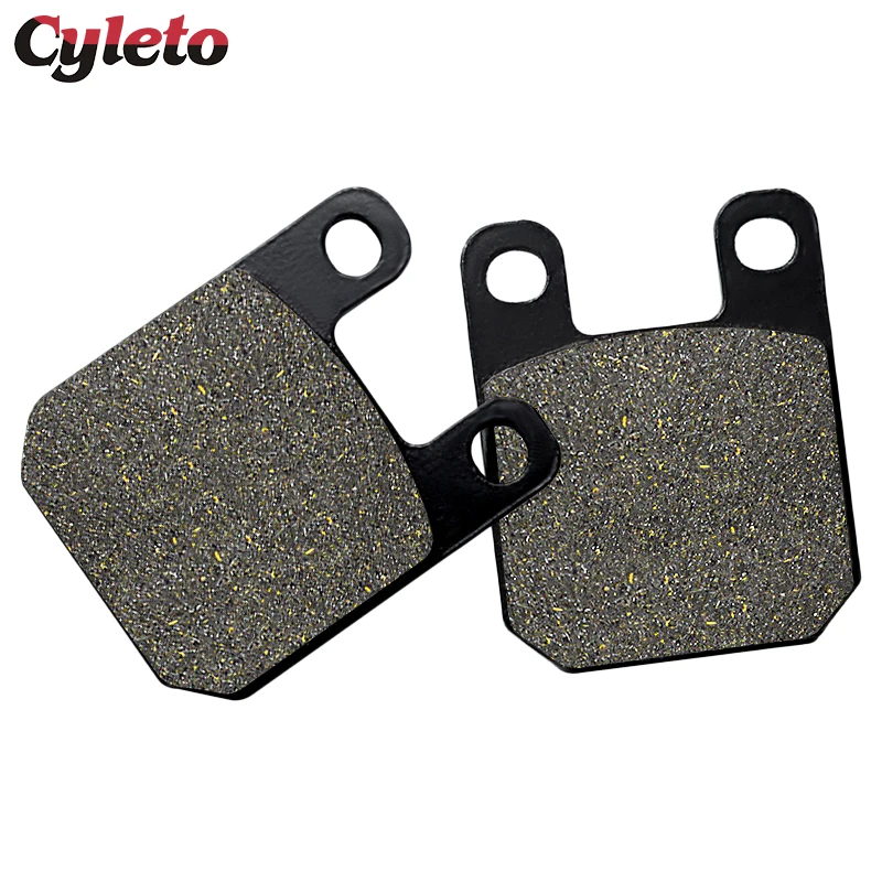 Cyleto Motorcycle Front or Rear Brake Pads for Derbi Atlantis GP1 GPR Paddock Predator 50 Senda Vamos Hunter Atlantis 100 GPR125