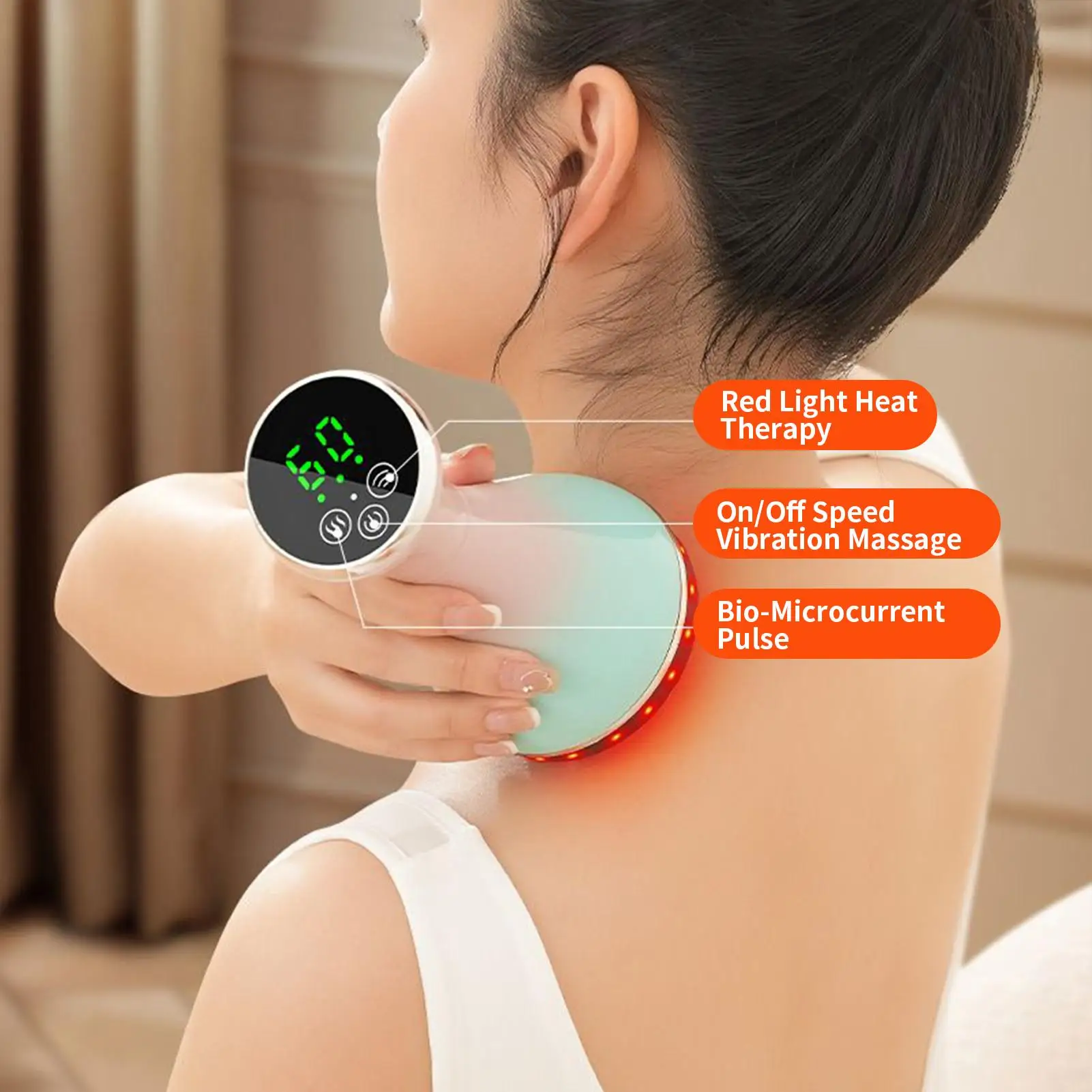 

Electric Body Massagers Cordless Sculpting Machine Women Deep Tissue Massager Tool for Neck Back Shoulder Leg Muscle Head Hand