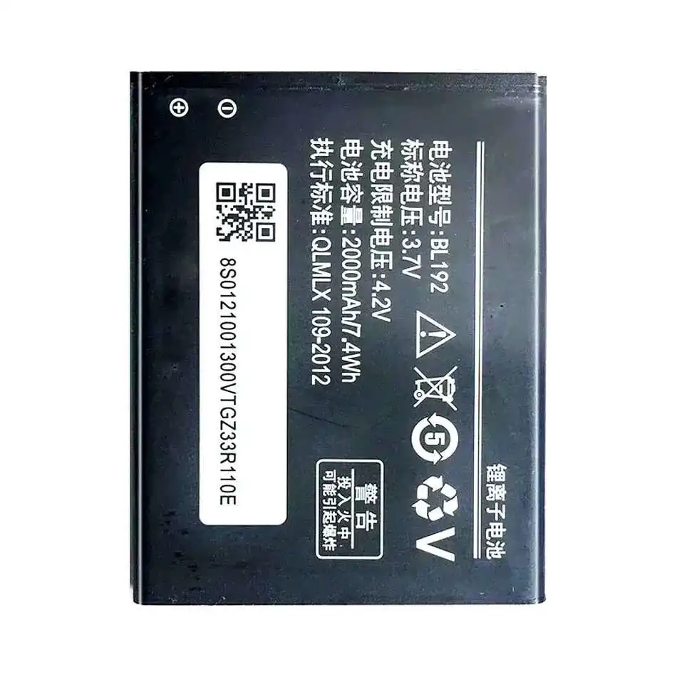 

Аккумулятор мобильного телефона для Lenovo Lephone A300 A750 A590 A680 A529 A328T A338T A505E A388T A560 высокой емкости BL192 2000 мАч