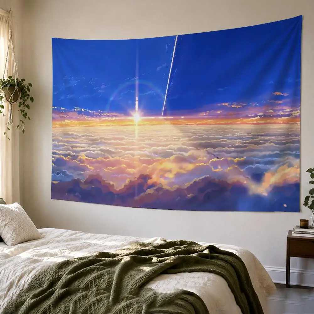 Japan Your N-Name Cartoon Tapestry Bedroom Living Room Bar Party House Home Dorm Interior Wall Decor Background Banner