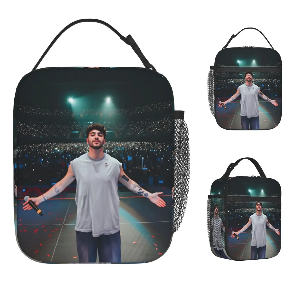 Fede V-Vigevani Lunch Bag Club Misterios Outdoor Picnic Lunch Box For Child Vintage Thermal Tote Handbags Insulated Cooler Bag