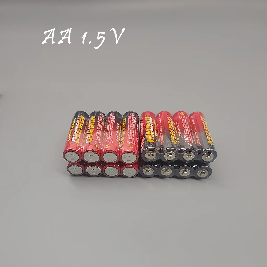 بطارية قلوية يمكن التخلص منها AA |   أداء مستقر 1.5 فولت مناسب لأضواء LED/آلات الحاسبة/جهاز التحكم عن بعد