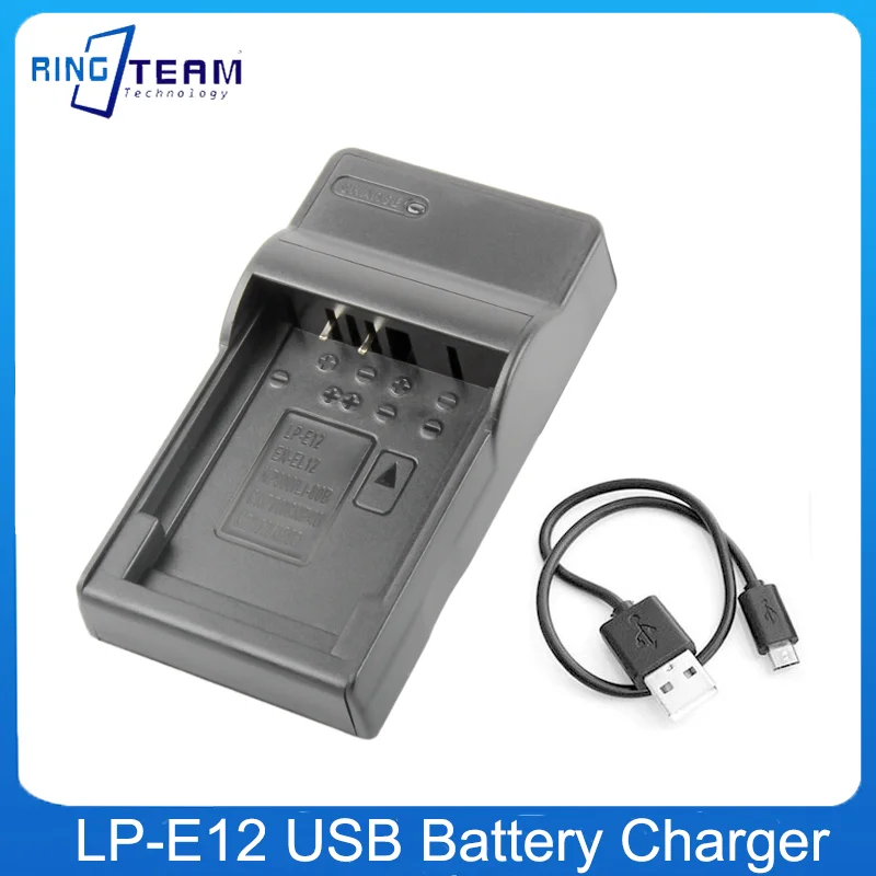 

LP-E12 LPE12 LP E12 Battery USB Charger for Canon Rebel SL1 100D Kiss X7 EOS-M EOS M M2 EOS M10 M50 M100 Camera Accessories