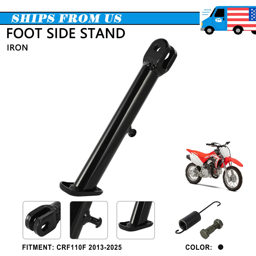 

Боковая подставка для ног, подставка для подъема, аксессуары для мотоциклов для Honda CRF110F CFR 110F 2013-2025, грязевой пит-байк, внедорожный велосипед