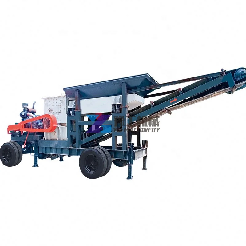 China Top Manufacturer Complete Stone Crusher Gravel Crushing Line Aggregate Production Plant Mobile Stone Jaw Crusher Supplier