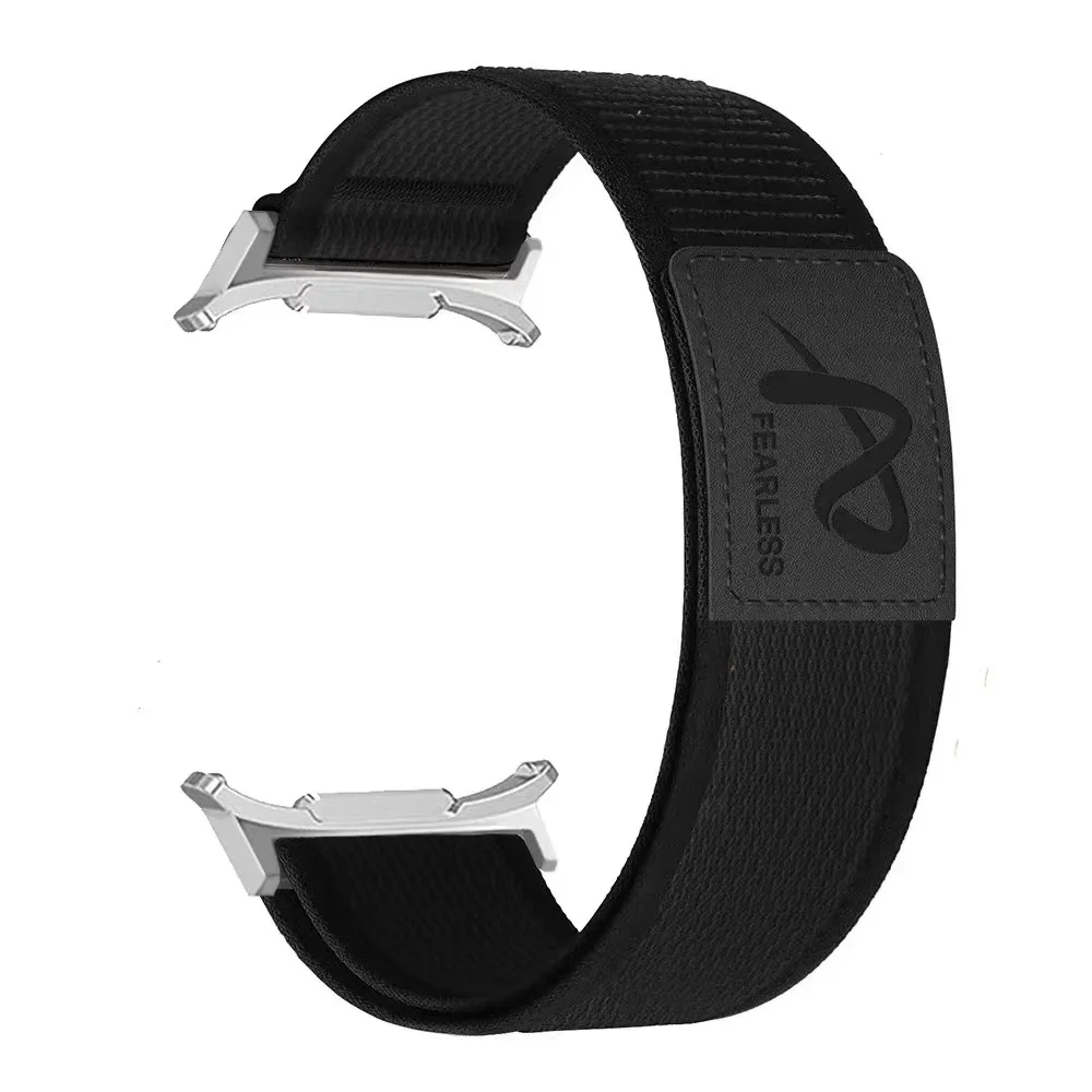 Нейлоновый кожаный ремешок для часов Samsung Galaxy watch 7 Ultra 47 мм