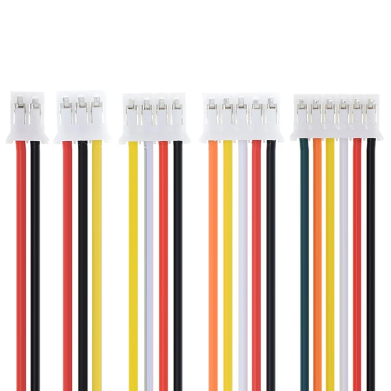 10 Stück JST PH2.0 PH 2,0mm Kabelstecker 2/3/4/5/6/7/8/9/10/12 Pin 2,0MM Abstand Steckverbinder 10CM/20cm/30CM Kabellänge 26AWG