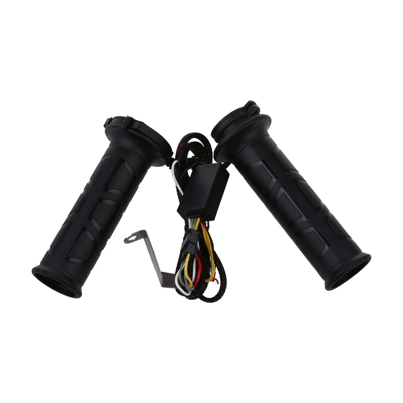 1Pair Electric Hot Grips 12V Handle Warmer 22Mm Adjustable Temperature Motorcycle Accessories