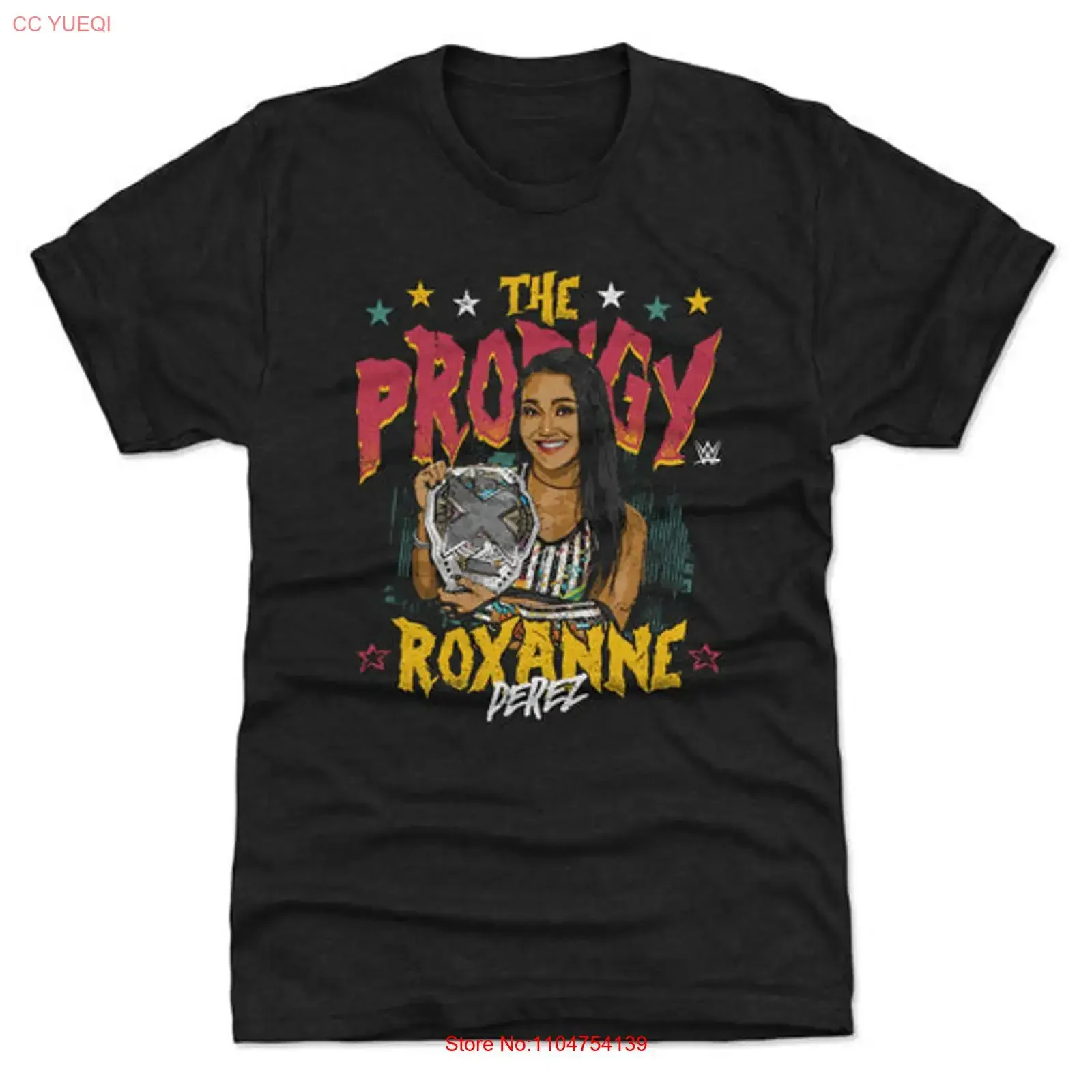 WWERoxanne Perez The Prodigy Black T Shirt Size S 5XL 1 vintage Washed Versatile Comfortable Stylish designer clothes fashion