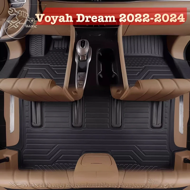 Left-hand Drive Car Floor Mat For Voyah Dream 2022-2024 Full Surround Foot Mat Automotive Floor Mat Floor Liner Water-proof