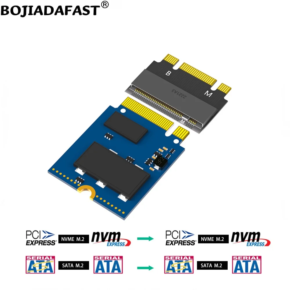 Tarjeta adaptadora NGFF M.2 Key B + M a 2230 2242 M2 key-m NVME SSD para ThinkPad X270 X280 T470 T480 L480 T580 seriales