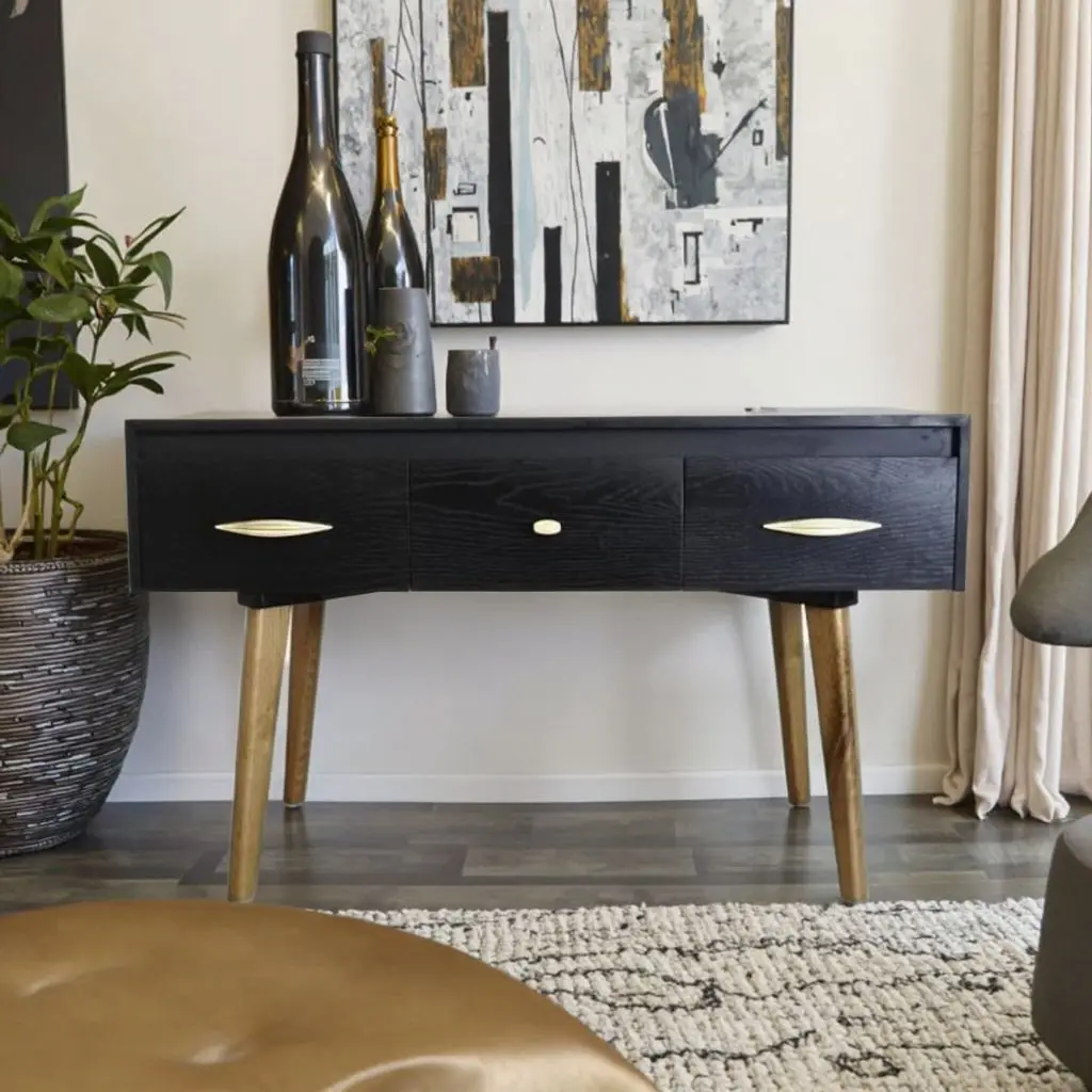 Z DU'S Modern Solid Wood Cabinets With A Practical Three-drawer Design Can Serve As Decorative FurnitureZ