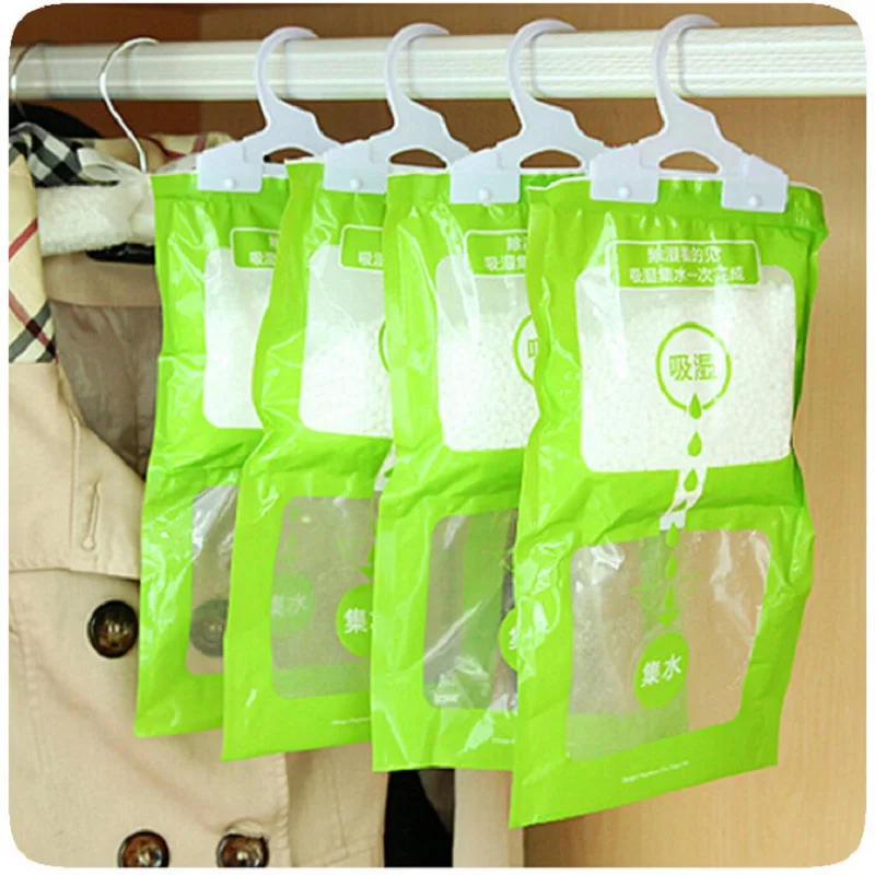 Home Anti-Mold Desiccant Bag Hanging Drying Clothes Moisture Bag Kitchen Wardrobe Drying Agent Hygroscopic Dehumidifier Supplies