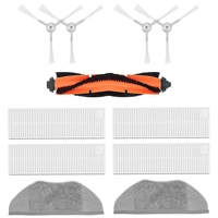 Mop Brush Filter Accessory Replacement Parts Set For Xiaomi Mijia G1 Vacuum Cleaner Robot