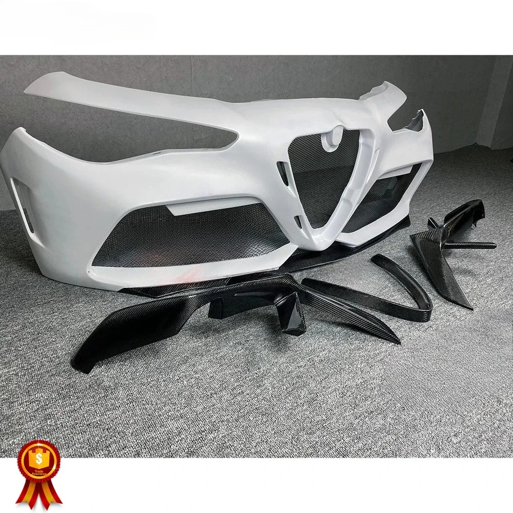 Teilweise Carbonfaser-Frontstoßstangen-Bodykit im GTAM-Stil für Alfa Romeo Giulia Body Kit