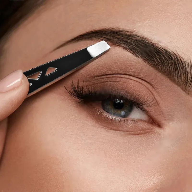 4-teiliges hochwertiges professionelles Pinzetten-Set – perfekt für die Augenbrauen-Haarentfernung, Pinzette für Wimpernverlängerungen und für Männer und Frauen