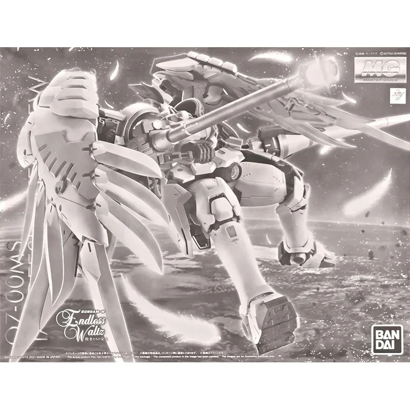 In Stock Bandai Original Gundam PB MG 1/100 Tallgeese Endless Waltz Assembly Anime Action Figure Model Toys Collection Kid Gifts