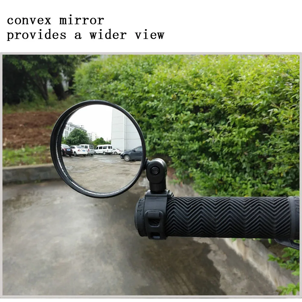 

Adjustable Bicycle Rearview Handlebar Mirrors Cycling Rear View MTB Bike Silicone Handle Motorcycle Rearview Mirror