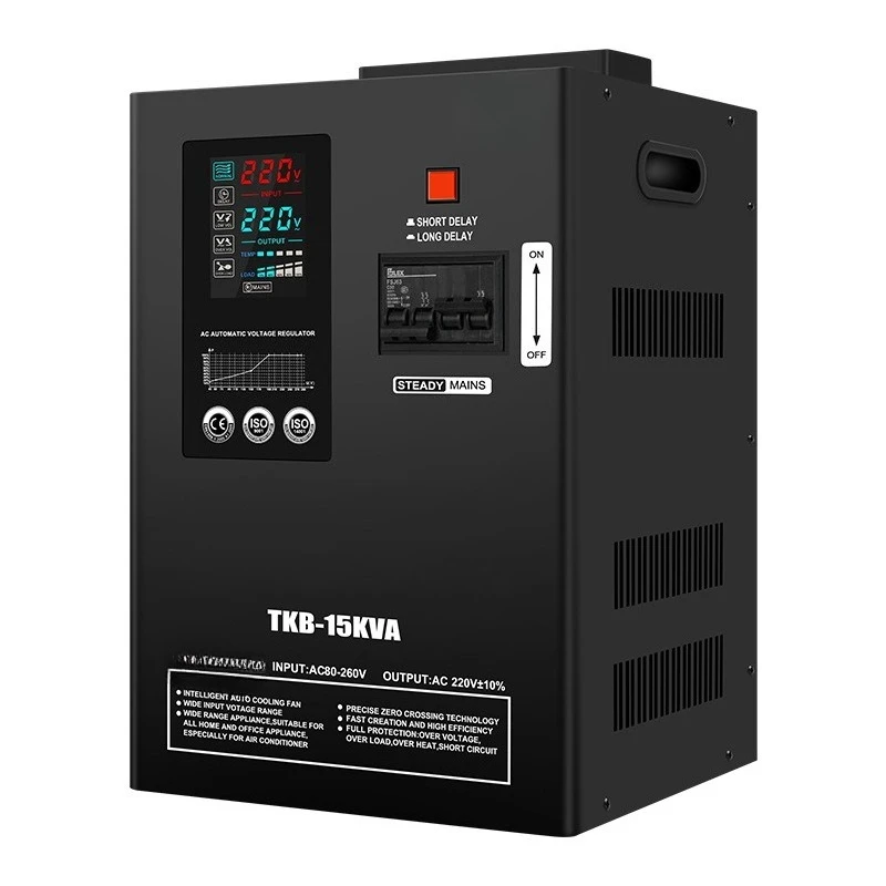 Electronic ultra-low voltage wall-mounted regulator 5-30KVA household single-phase 220V regulated power supply