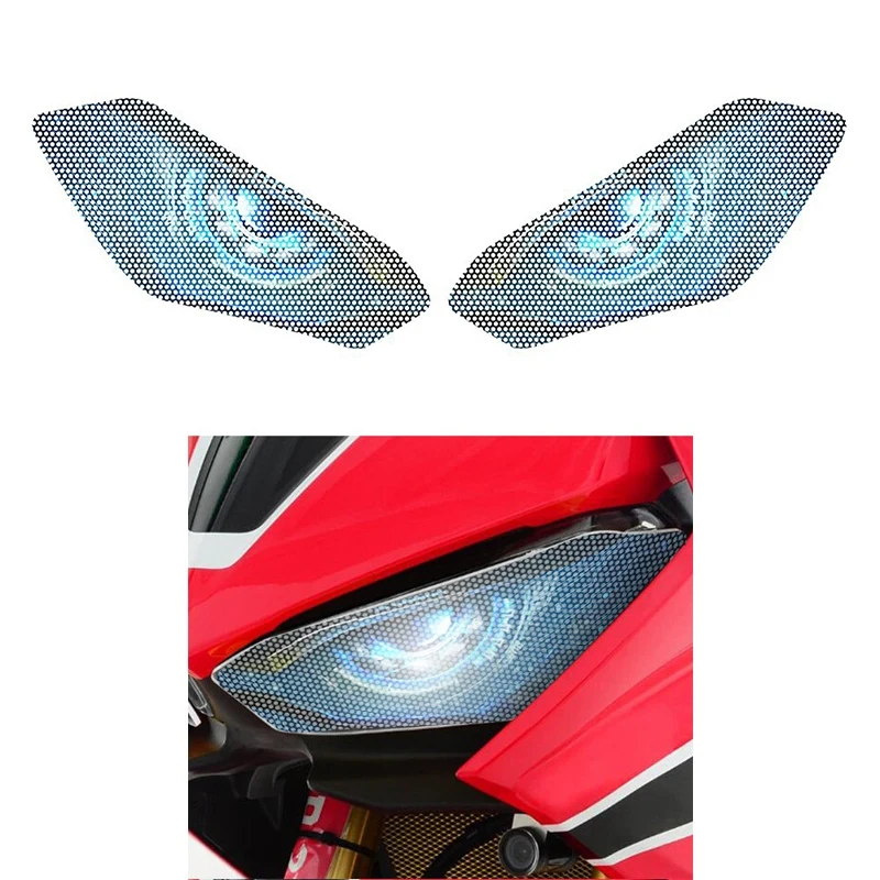 Autocollant de Protection de Phare de Moto Phares Autocollant de Corps D'Oeil pour Honda Cbr1000Rr Cbr1000 Rr 2017 2018 D