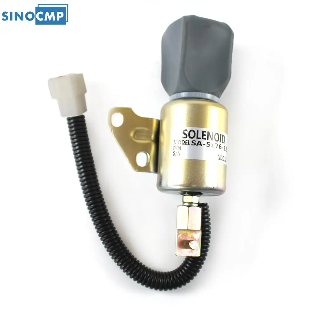 

1756ES-12SUC5B1S5 SA-5176-12 SA-4899-12 1PC 12V Fuel Shutdown Solenoid Valve Fits For Kubota D722 D902 Z482 W/ 3 Months Warranty