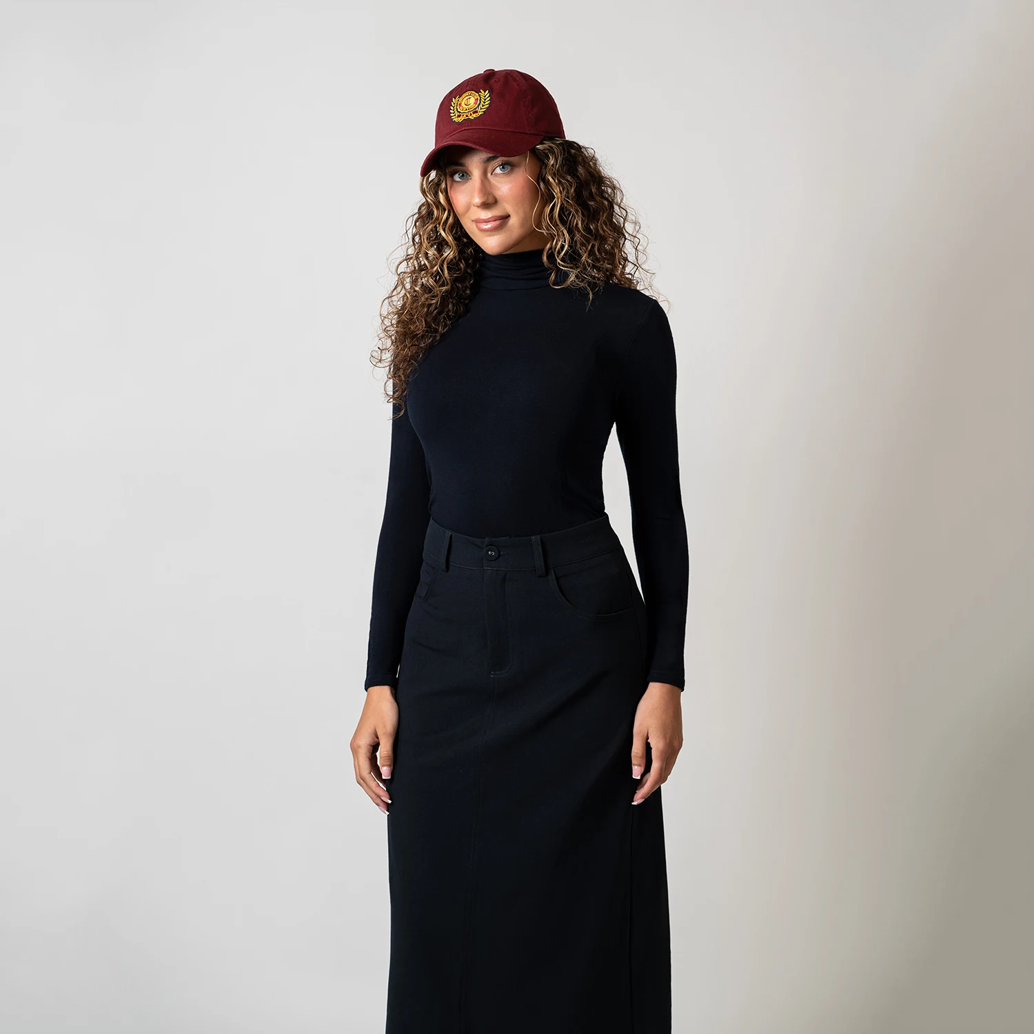 AP AW26 Women Elegant Stretch Pencil Skirt 4 Colors Available A-line