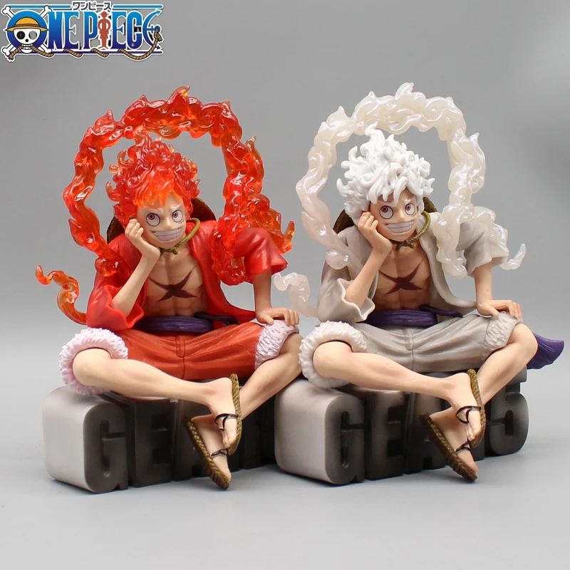 BANDAI One Piece Figure Luffy Anime Figurine Gear 5 Nika Luffy 15CM Action Figures Pvc Model Collection Ornament Toys Gifts