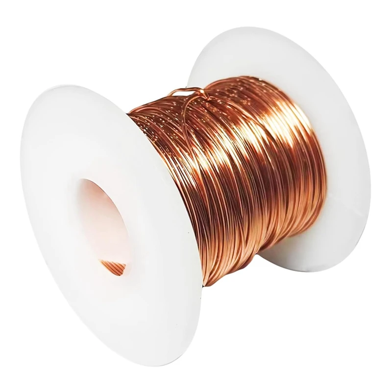 99.9% Soft Copper Wire - 18 Gauge, Pure Bare Copper Wire Craft Wire For Jewelry Making Gardening