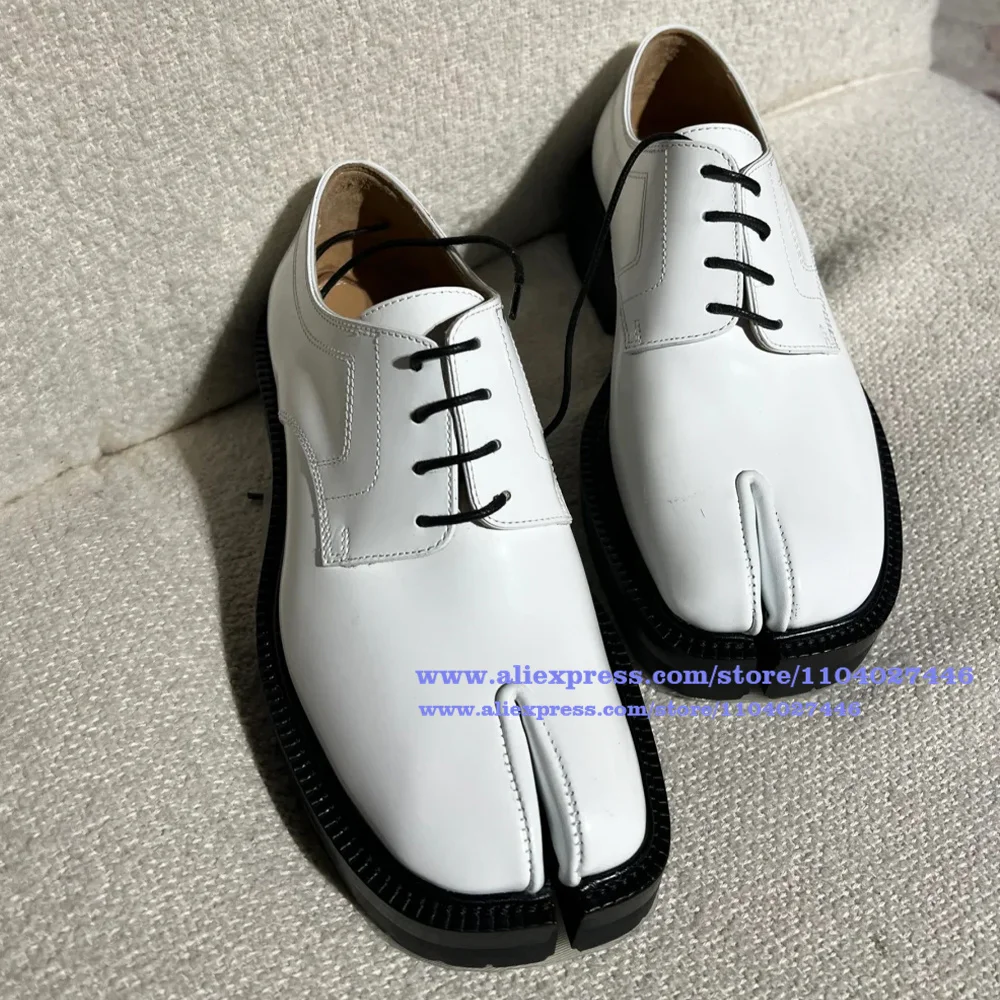 Chaussures Tabi à l'offre elles optiques pour hommes, mocassins fendus Parker, chaussures simples pour hommes, chaussures en cuir souple, design décontracté, document solide, marque