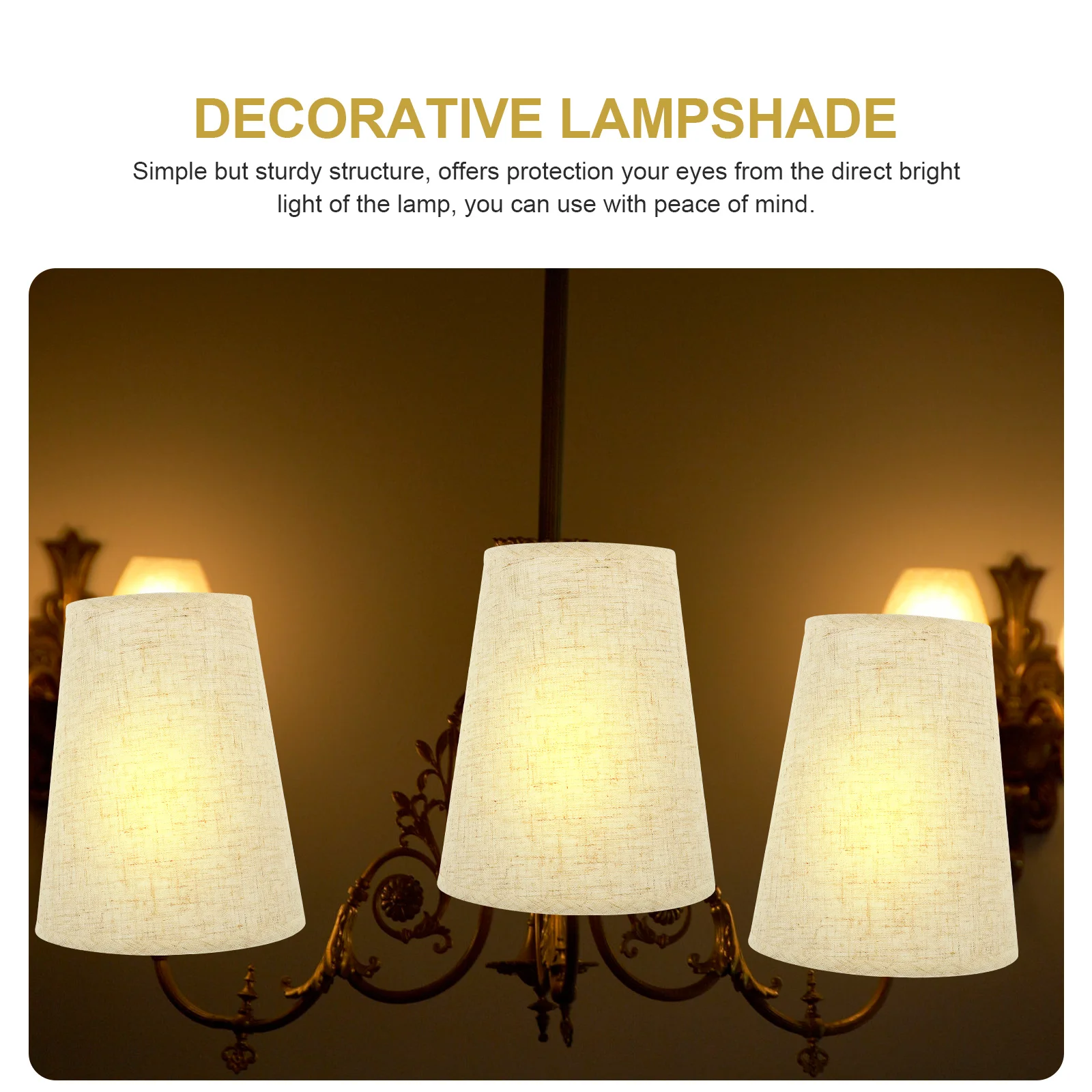 

1 Piece Replacement Lamp Shade Soft Light Output Unique Beautiful Design for Living Room Dining Room Office Table Lamp Cover