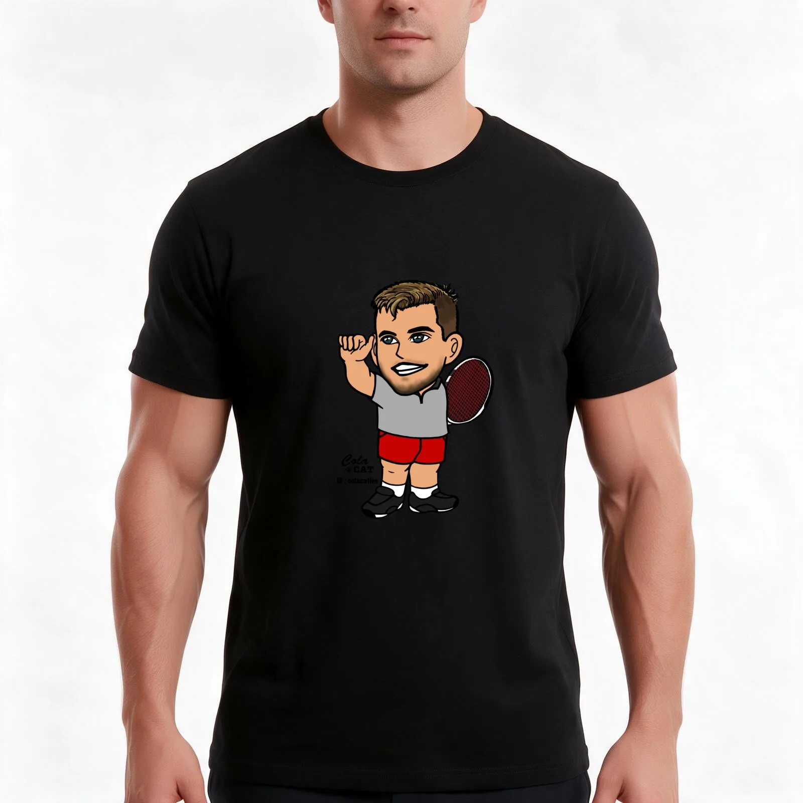 Cute Dominic Thiem Men T Shirt man t shirts for men
