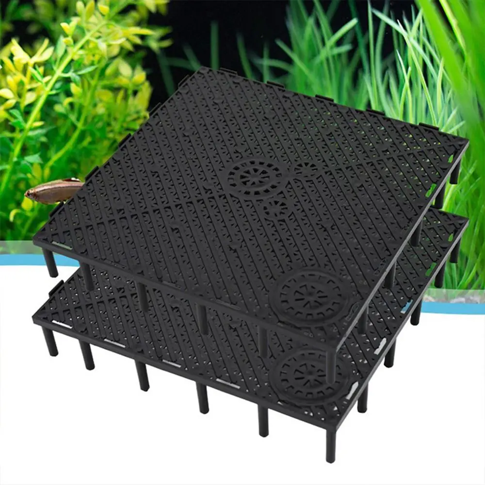 Jack Up Fish Tank Bottom Filter Plate Filtration Fish Tank Accessories Isolation Board Partition Plastic