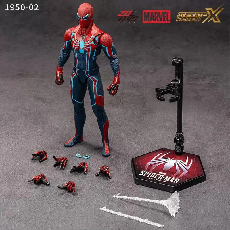 ZD Toys Spider-Man 1/10 Action Figure Brand New Day Miles Morales Spider-Man 2099 Scarlet Spider Ornament Collectible Gift - view 5