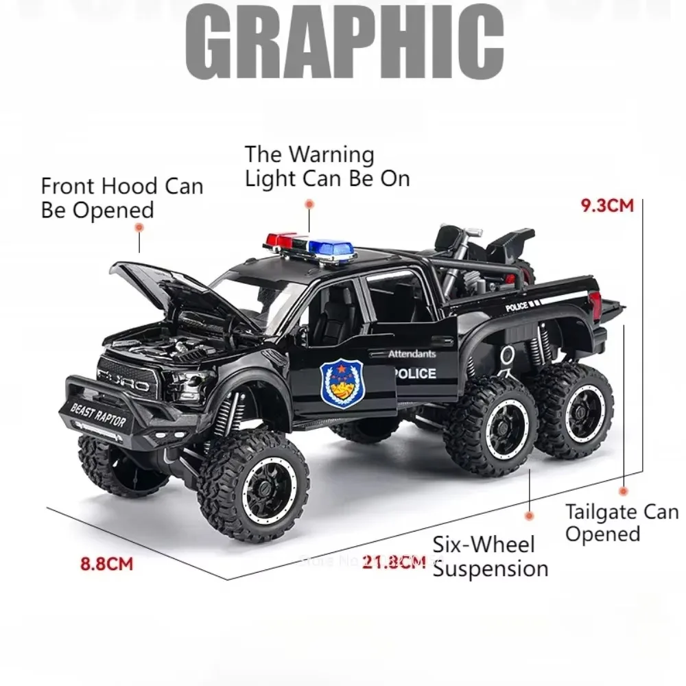 1:28 F150 X-클래스 모델 오프로드 차량 장난감 합금 다이캐스트 사운드 라이트 도어 오픈 풀백 시뮬레이션 자동차 소년 선물용