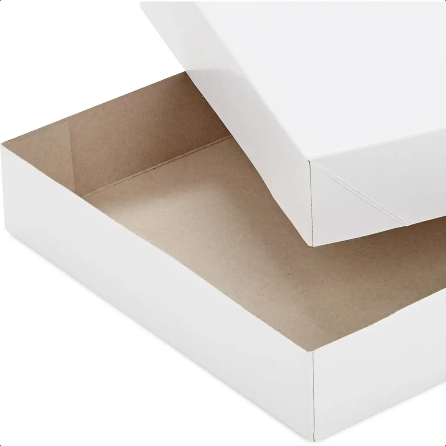 12Pack White Gift Boxes with Lids MultiPack Gift Wrap Boxes for Clothes Apparel Christmas and Birthdays Assorted Sizes