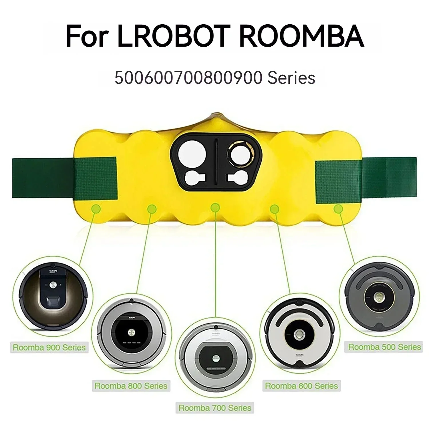 Imagem -06 - Bateria Robô Aspirador para Irobot Roomba 500 600 700 800 900 Series 14.4v 620 650 770 780 580 14.4v 128000mah