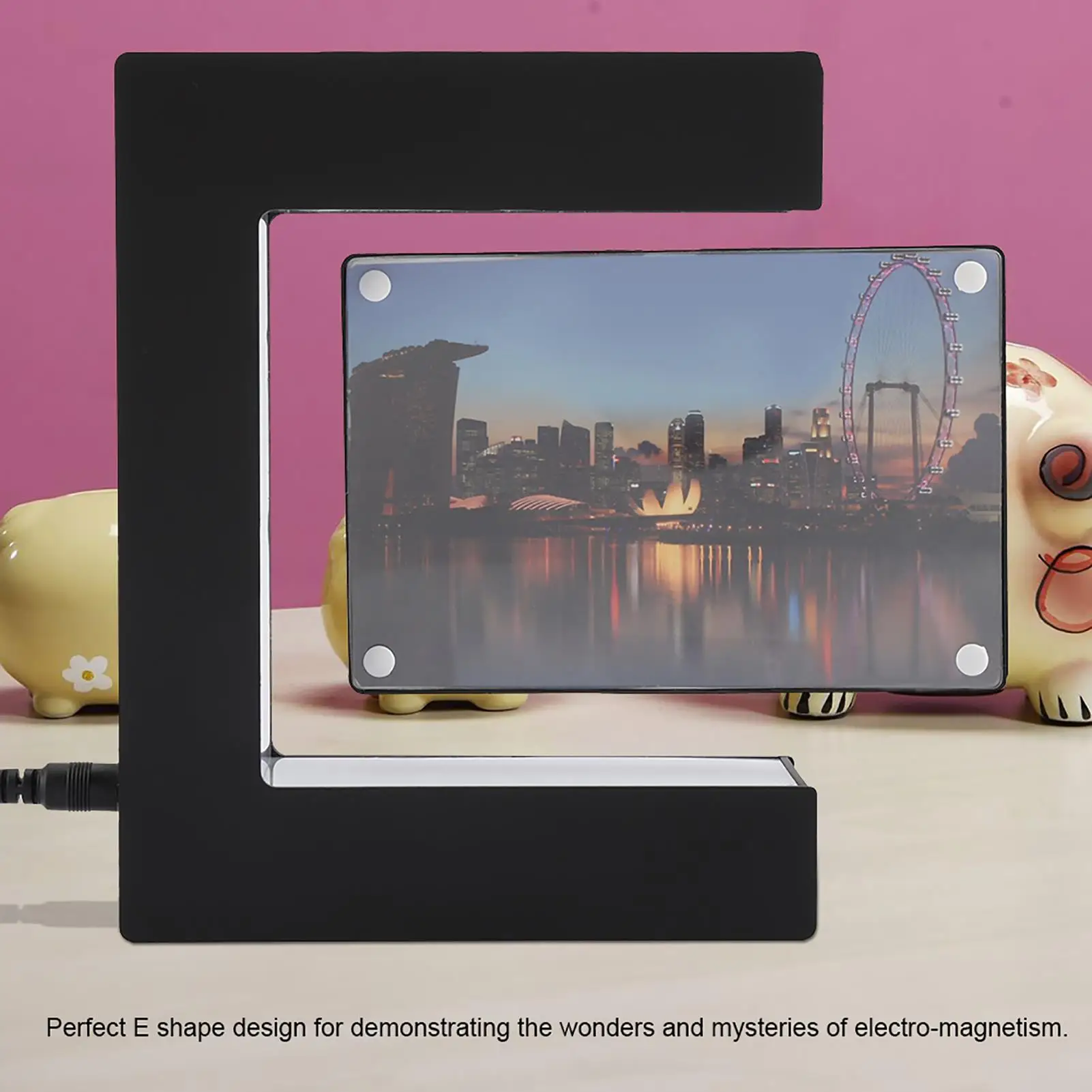 Magnetic Levitation Floating Photo Frame with Lights - Home Decor Gift Idea