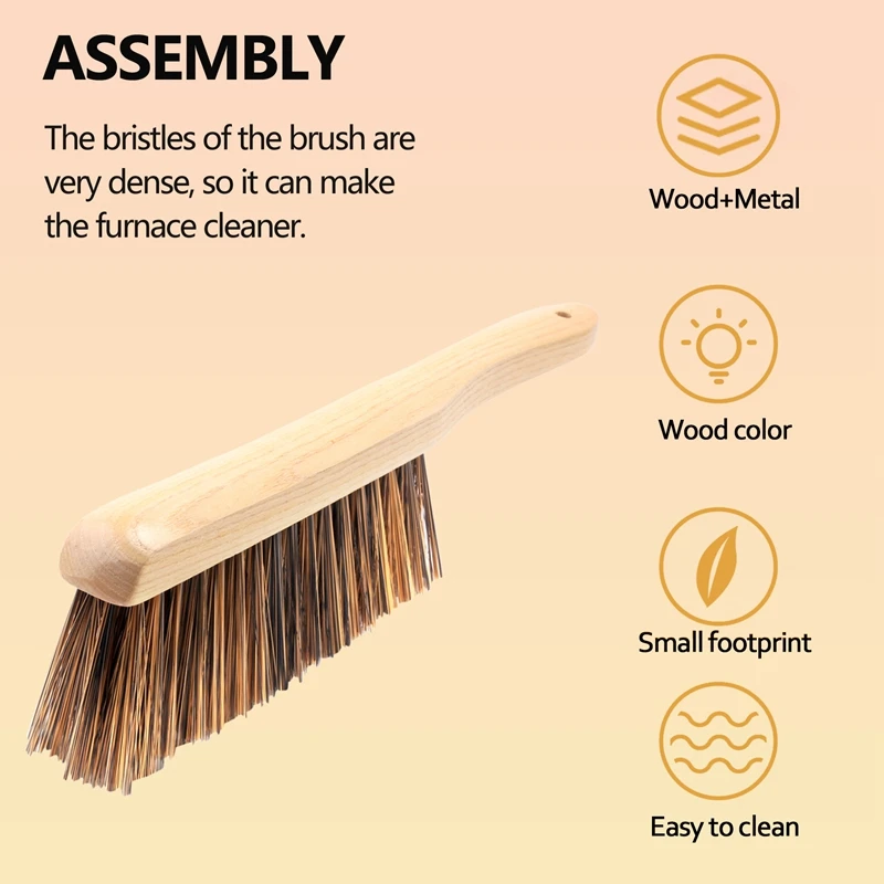 مجموعة فرش مجرفة الفحم والموقد ABXF، مجرفة وفرشاة الموقد، مجموعة الموقد مرتبة، مجموعة أدوات الموقد، أدوات حفرة النار