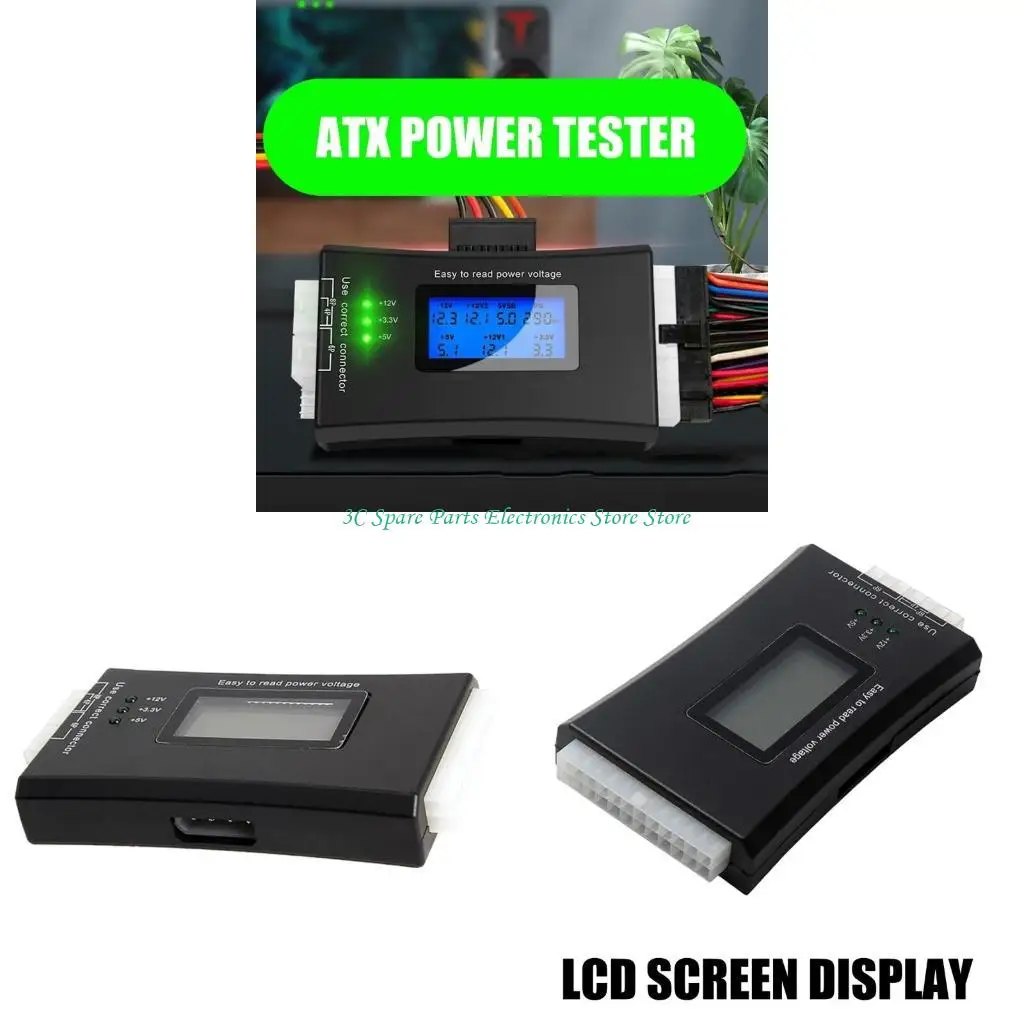 

SZ Power Supply Tester With Digital Screen Power Supply Checker For 3.30V 5V 12V