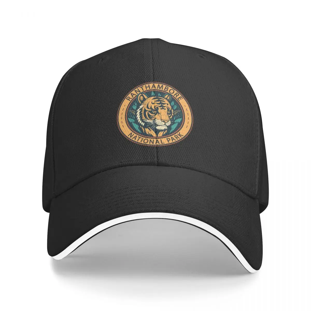 

Ranthambore National Park India Tiger Badge Baseball Cap Cosplay Gentleman Hat For Men Women's