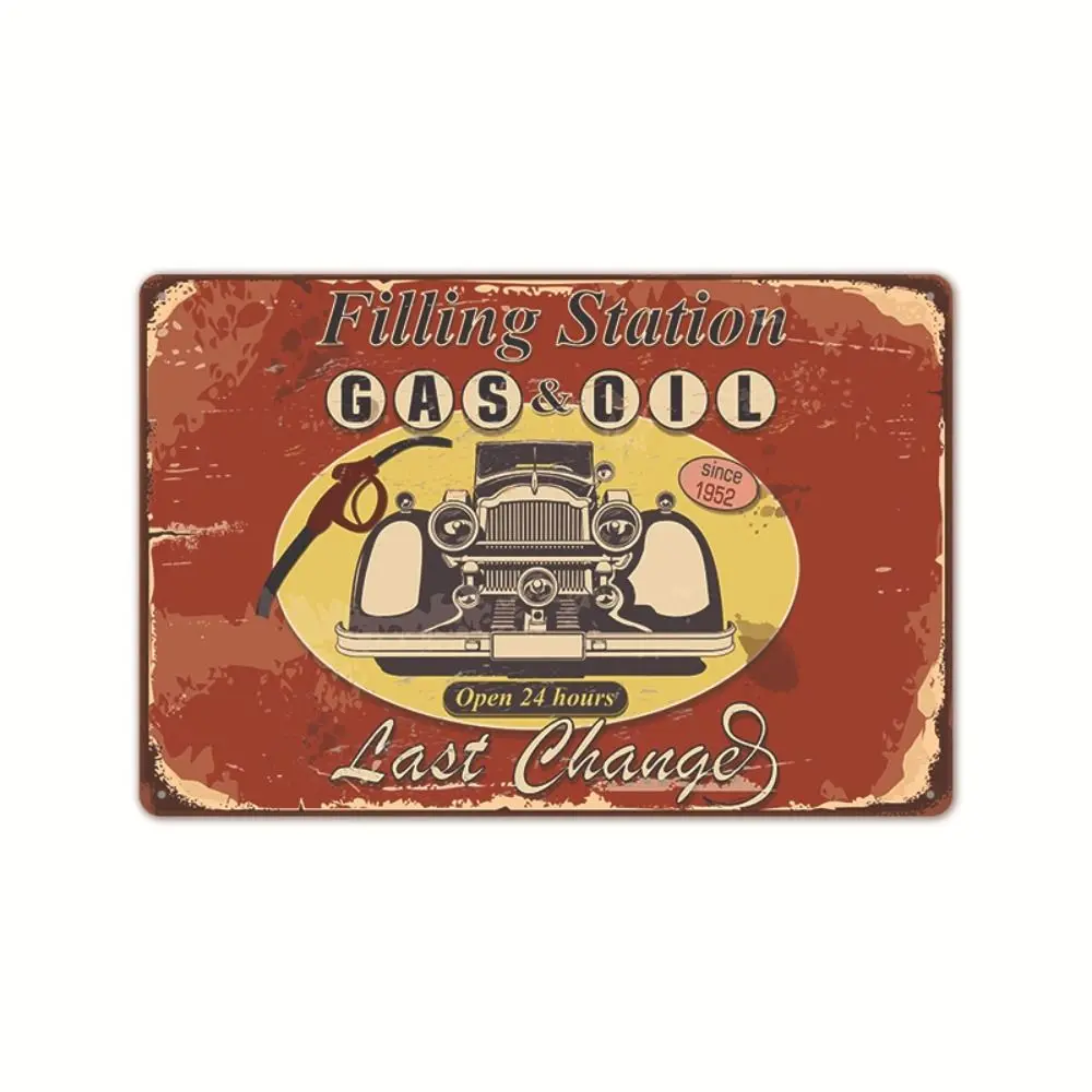 Prints Iron Vintage Metal Tin Signs Dad\'s Garage Plaque Wall Art Decor Caferacer Motorcycle Classic Car Funny Retro Signs Shop