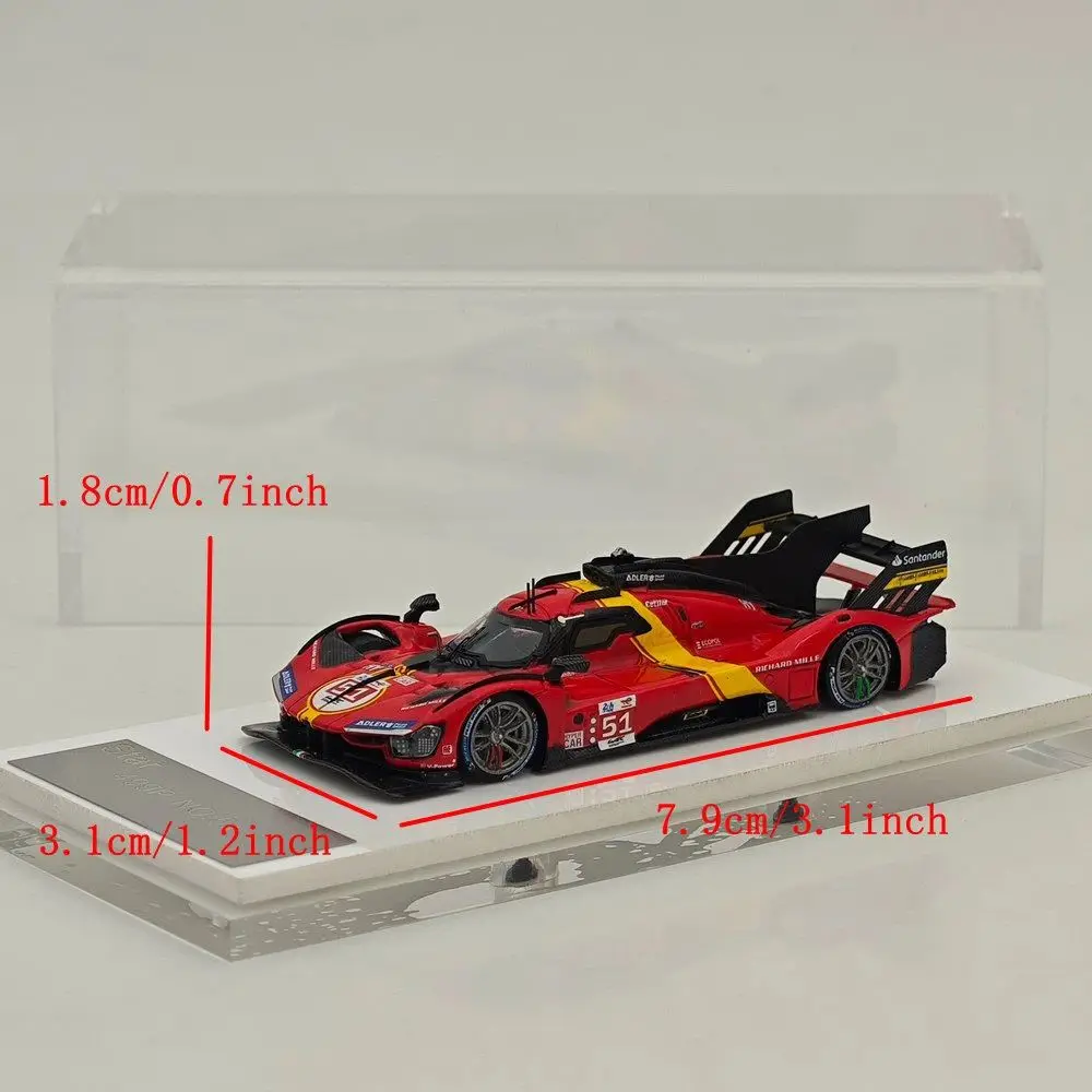 รถแข่งสตาร์ 1:64 สเกล 499P 24H ลีแมนส์ ปี 2023 # 50 # 51 ชิ้น โมเดลเรซิ่น คอลเลคชั่นลิมิเต็ด
