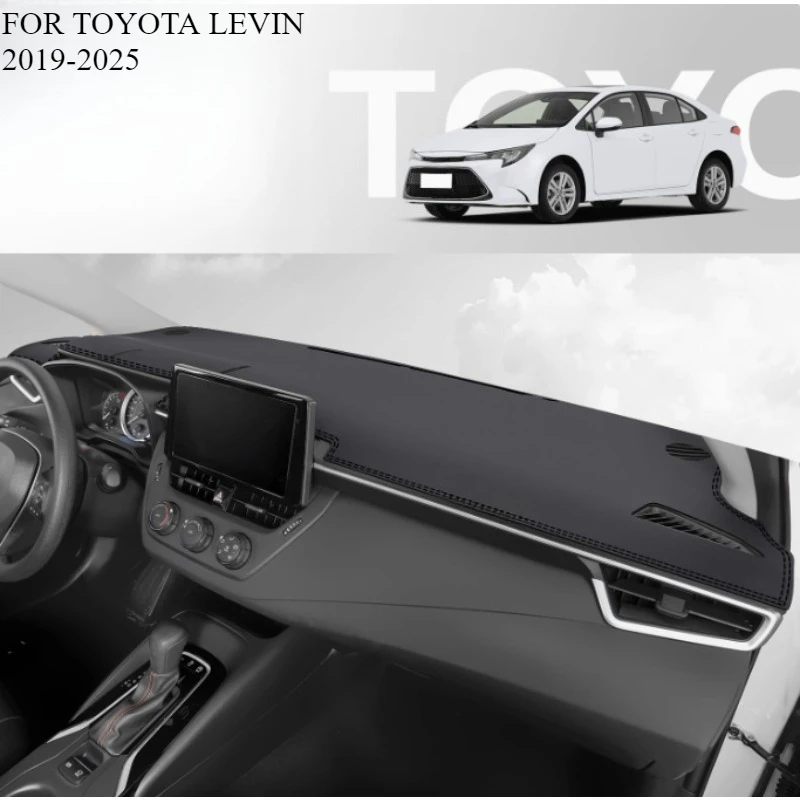 FOR TOYOTA LEVIN 2019-2025 Car Dash Mat Dashmat Dashboard Mat Cover Sun Shade Dash Board Cover Carpet  Accessories